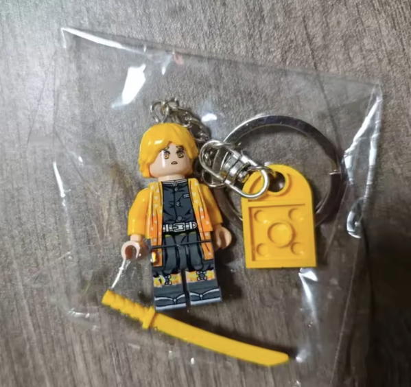 demon slayer anime cartoon Lego keychains  Image 2 Preview