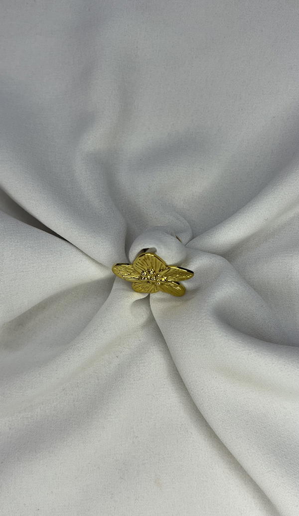 flower ring (stainless) Image 3 Preview