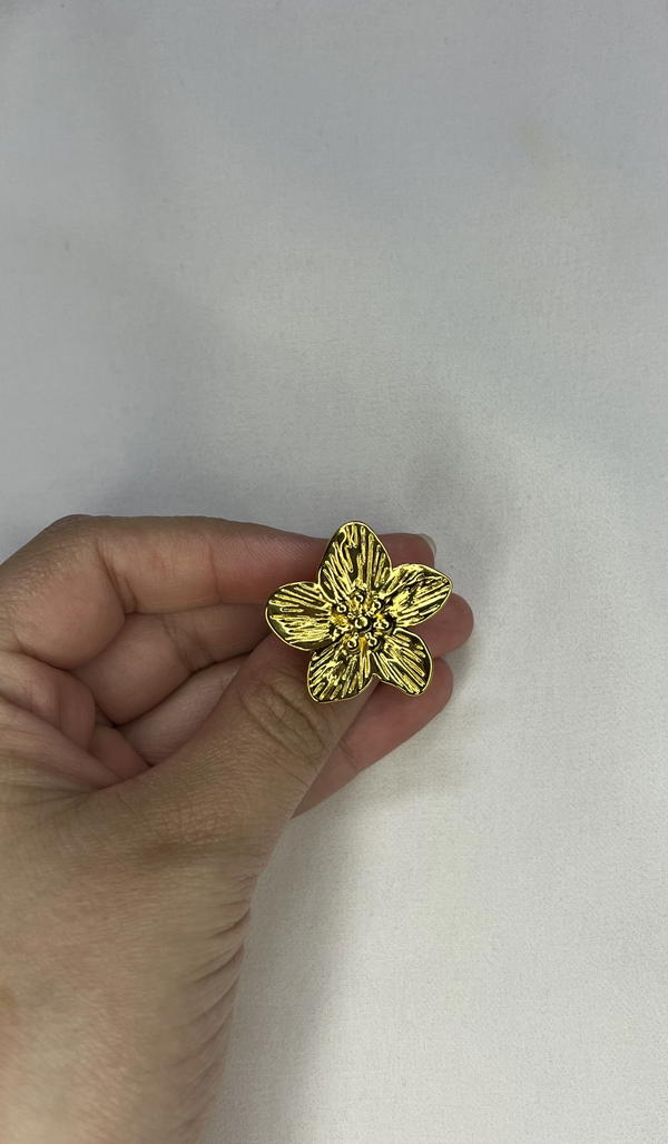 flower ring (stainless) Image 6 Preview