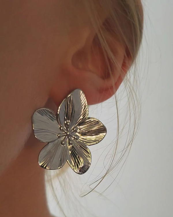 flower earrings  Image 6 Preview