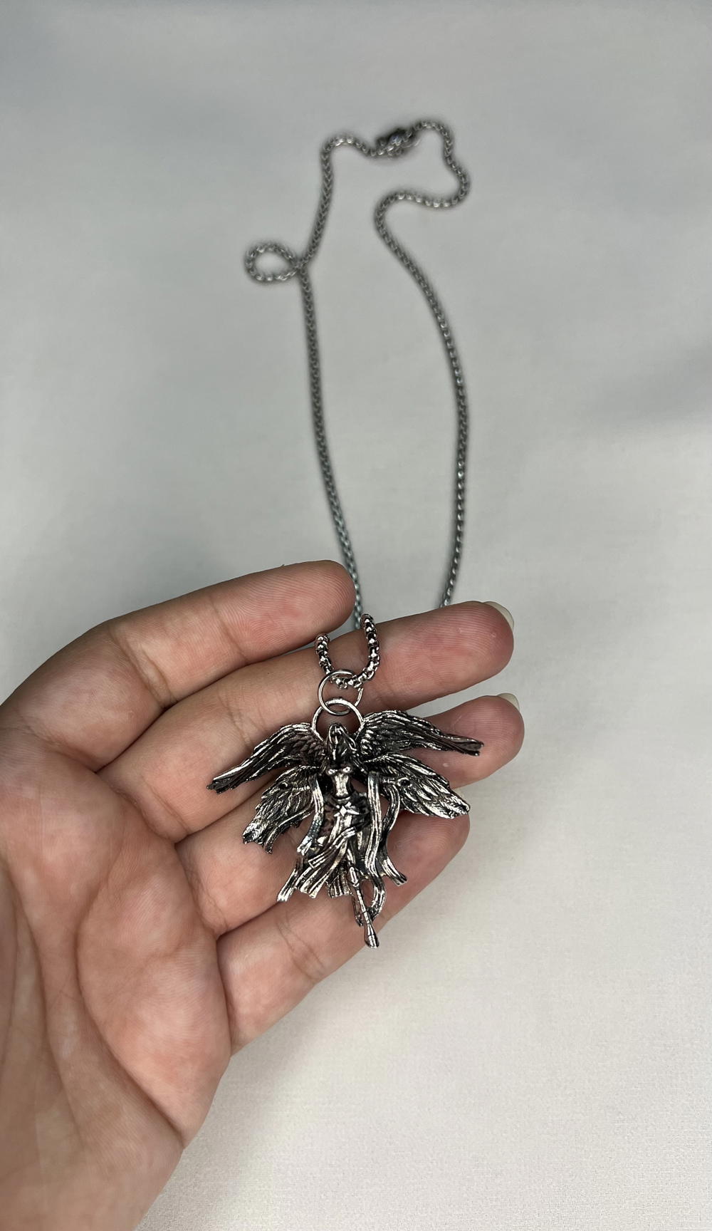 four winged angle necklace  Preview Image