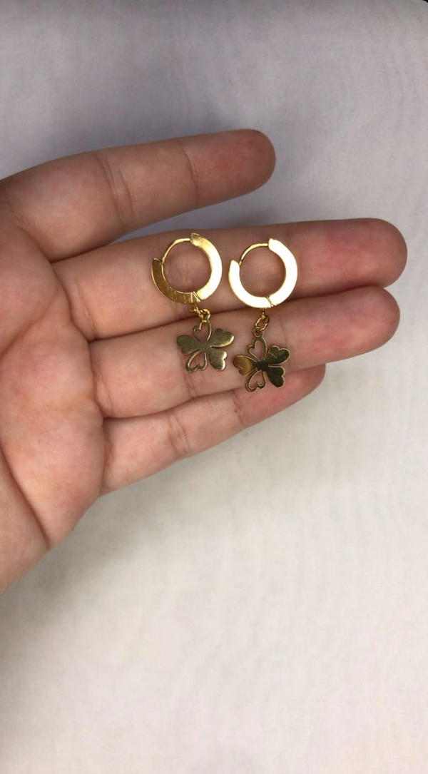 gold ear clips  Image 2 Preview