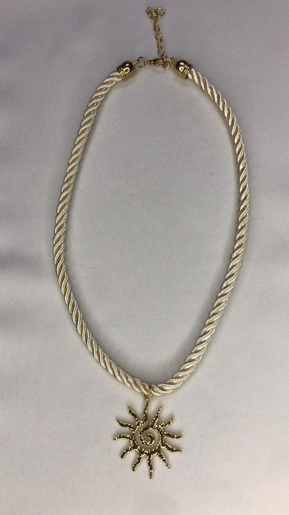 gold sun necklace  Preview Image