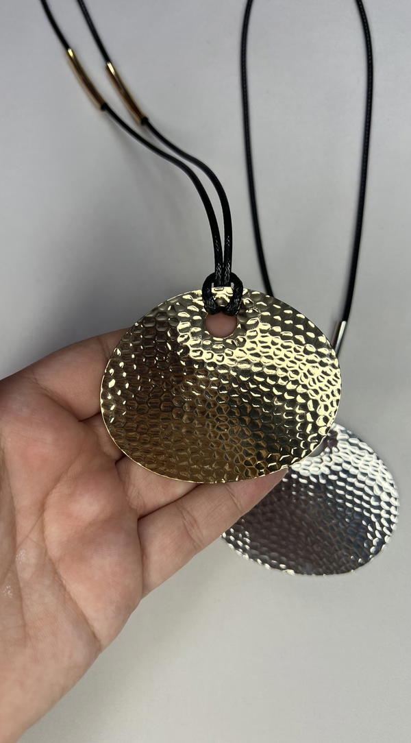 gold&silver chunky necklace  Image 5 Preview