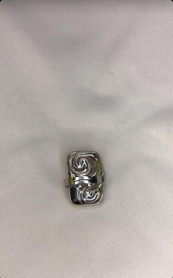 gold&silver spiral ring Image 7 Preview