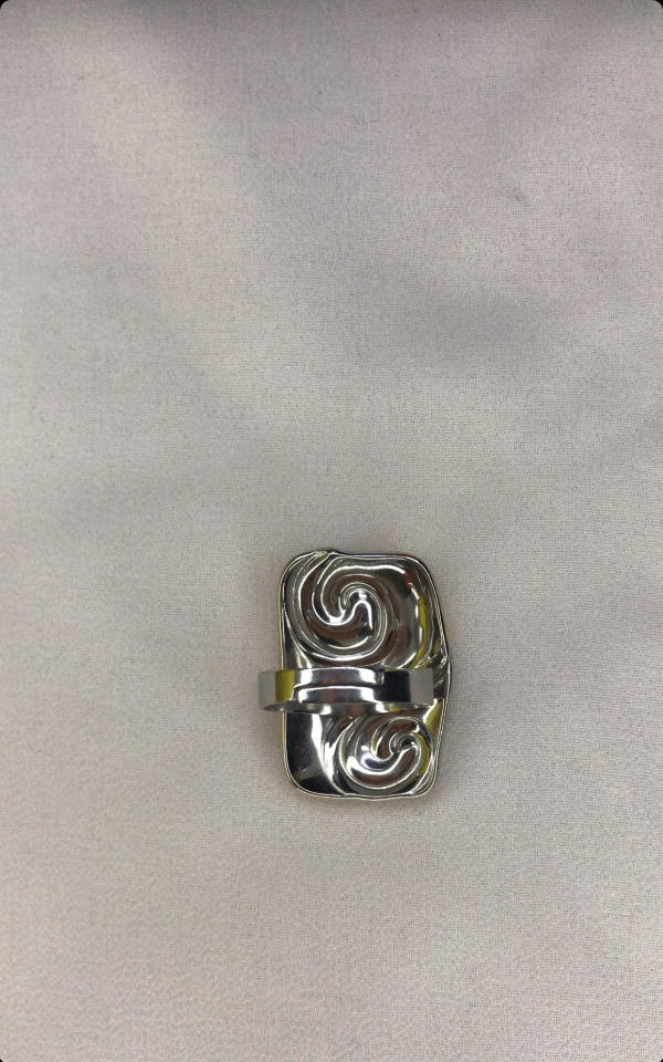 gold&silver spiral ring Image 8 Preview