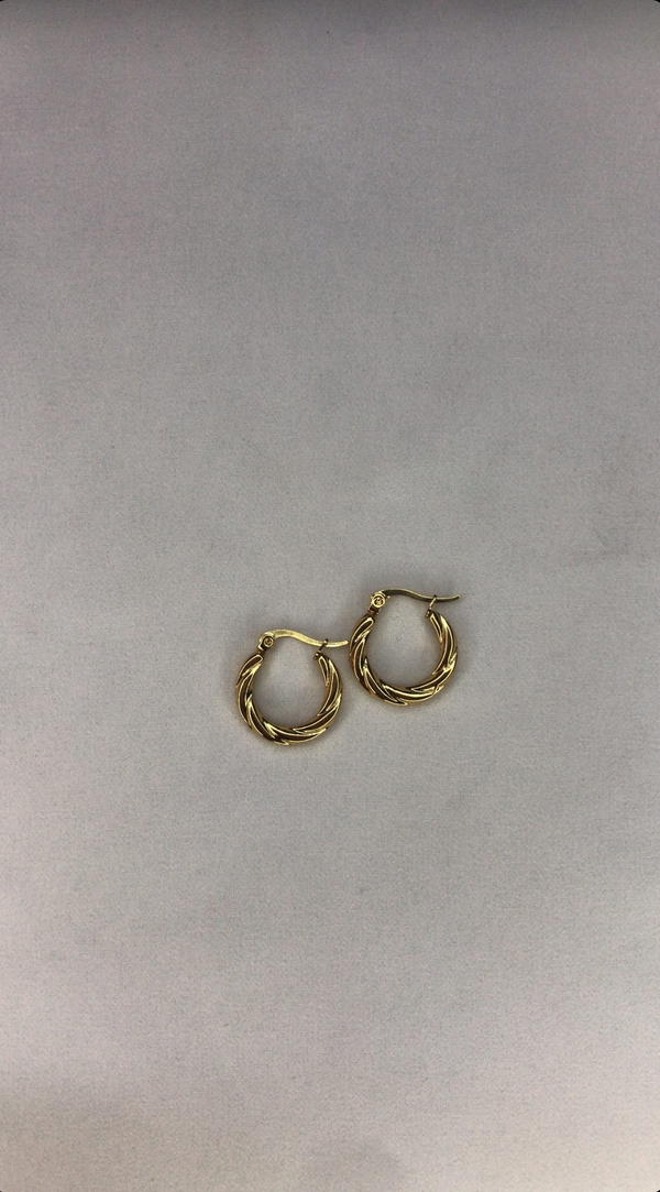 golden earrings  Image 2 Preview