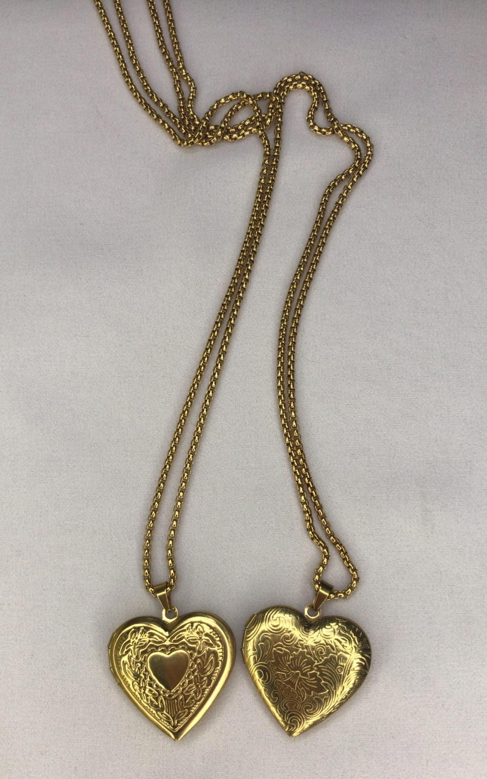 gold heart locket  Preview Image