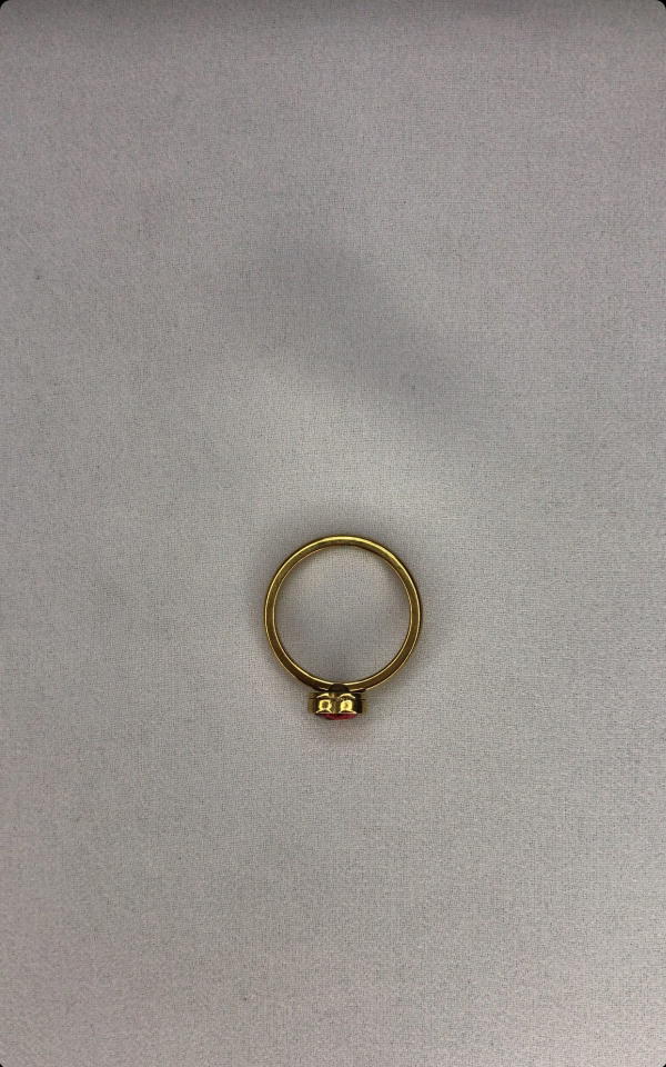 gold heart ring Image 7 Preview