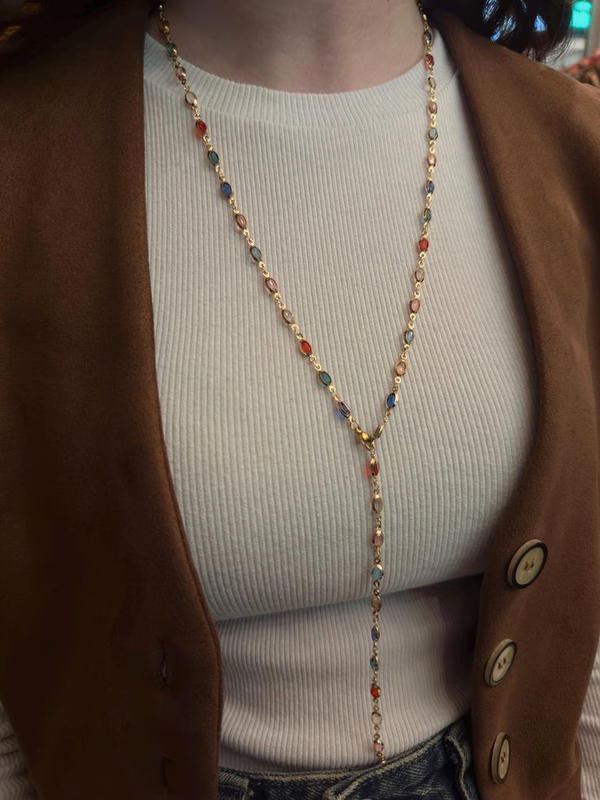 gold long chain  Image 6 Preview