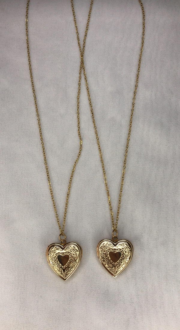 gold stainless locket  Image 5 Preview