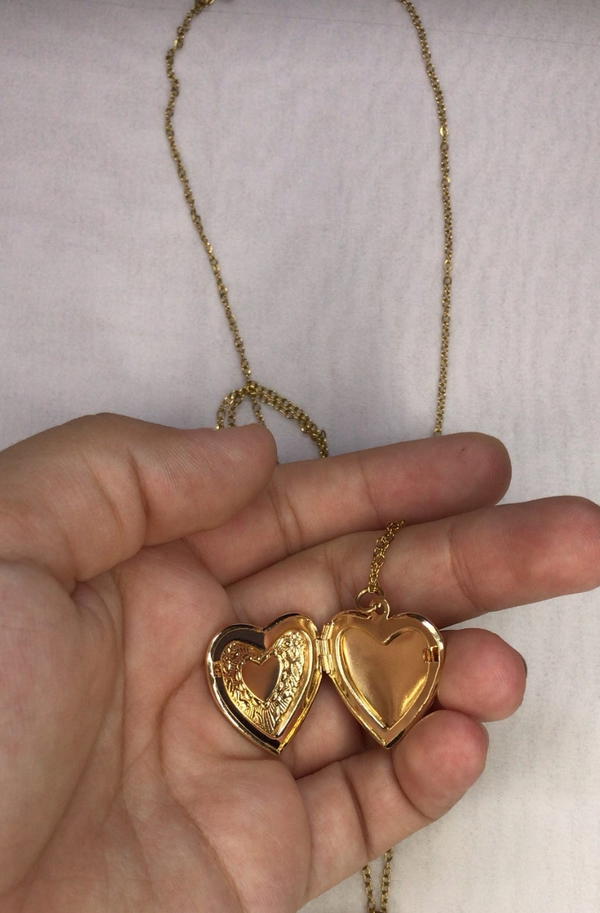 gold stainless locket  Image 6 Preview