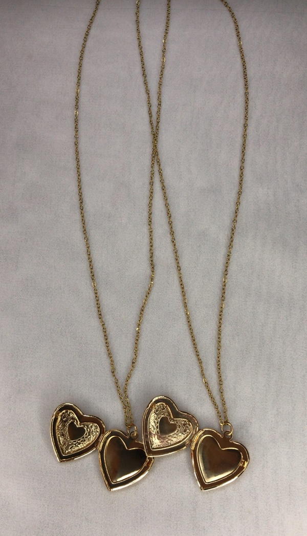 gold stainless locket  Image 7 Preview
