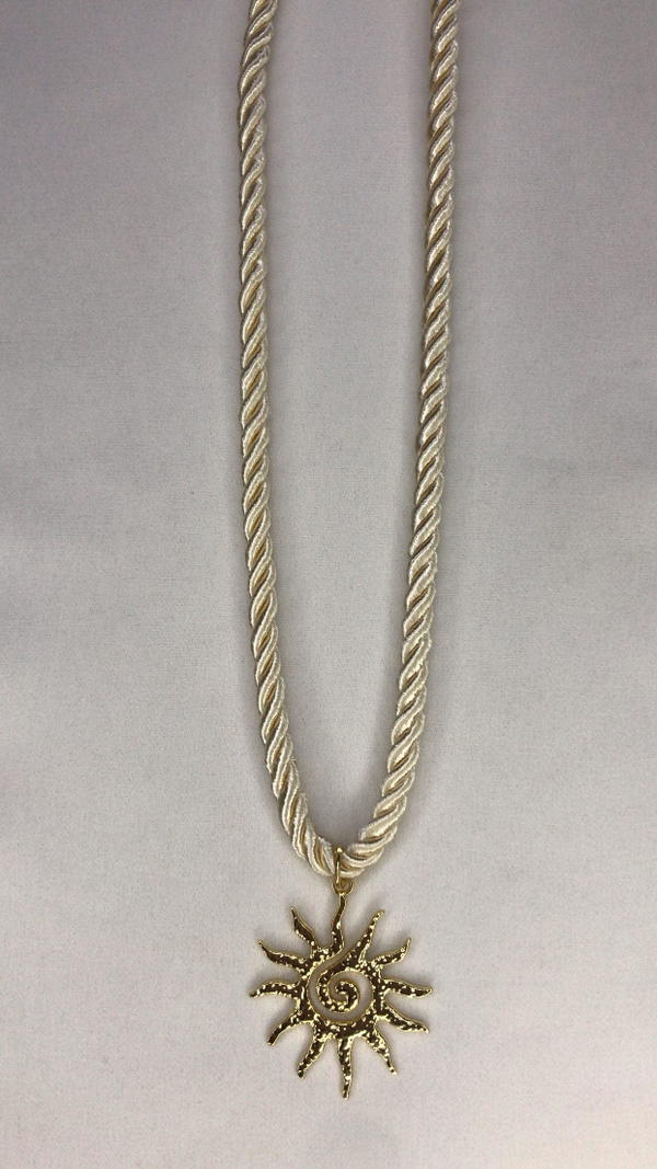 gold sun necklace  Image 4 Preview