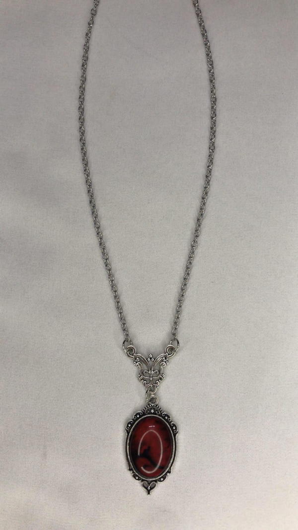 gothic red necklace (silver) Image 3 Preview
