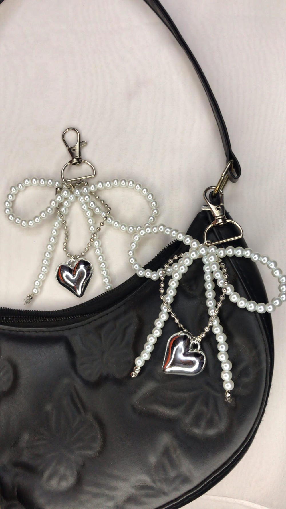 heart bag charm  Preview Image