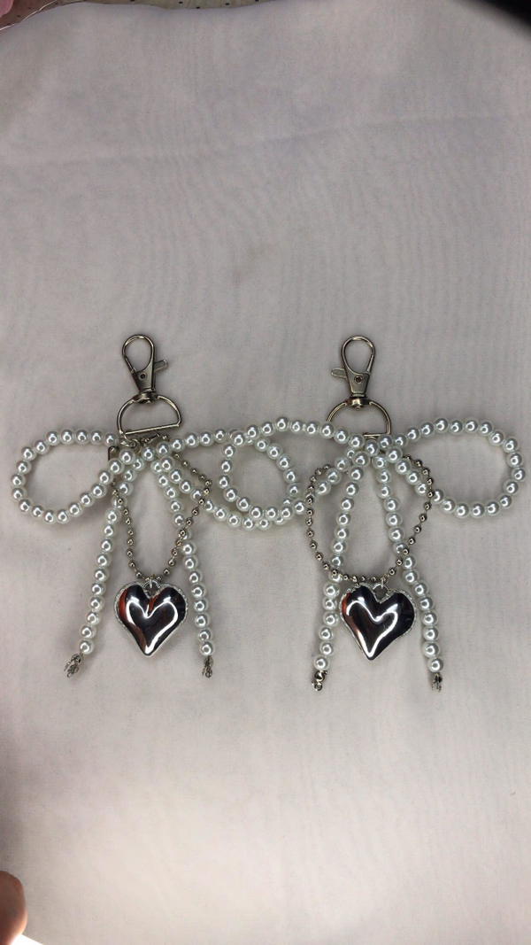 heart bag charm  Image 2 Preview