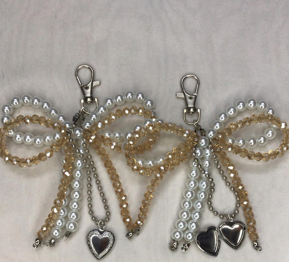 heart&bow bag charm  Preview Image