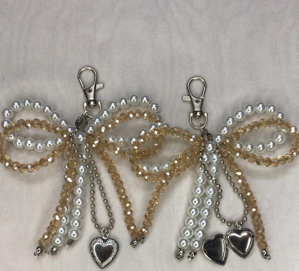heart&bow bag charm  Image 1 Preview