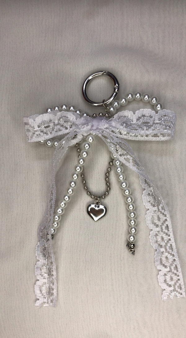 heart bag charm  Image 2 Preview