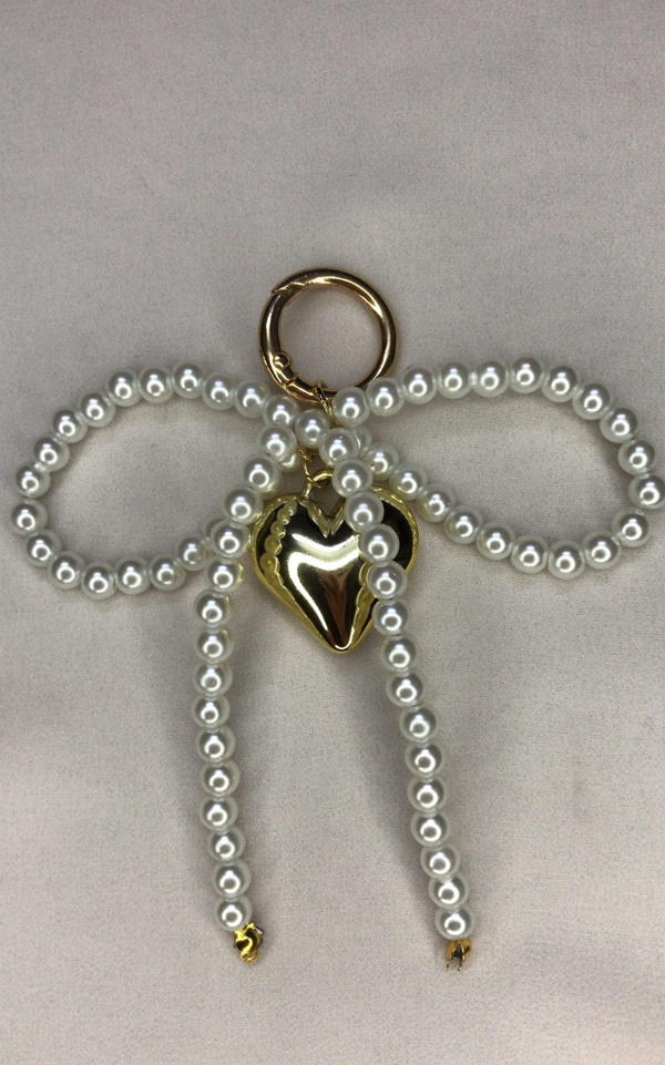 heart bag charm  Image 2 Preview