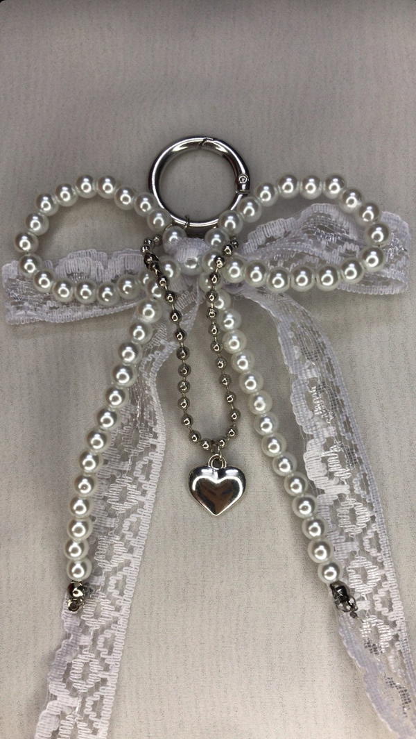 heart bag charm  Image 3 Preview