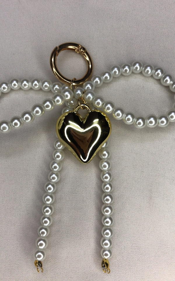 heart bag charm  Image 4 Preview