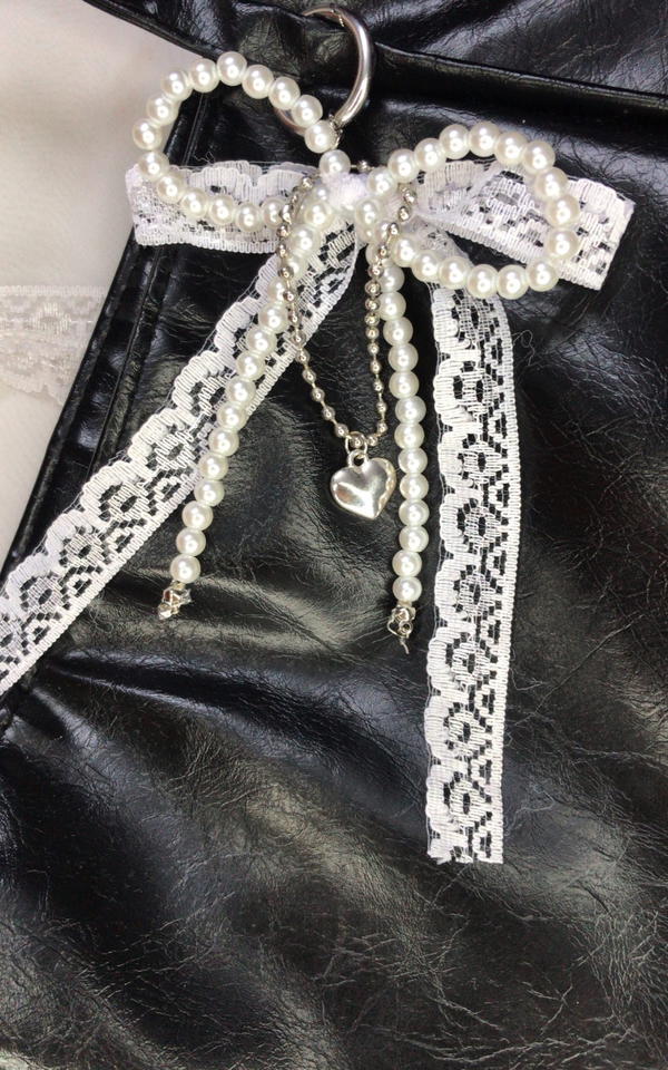 heart bag charm  Image 5 Preview