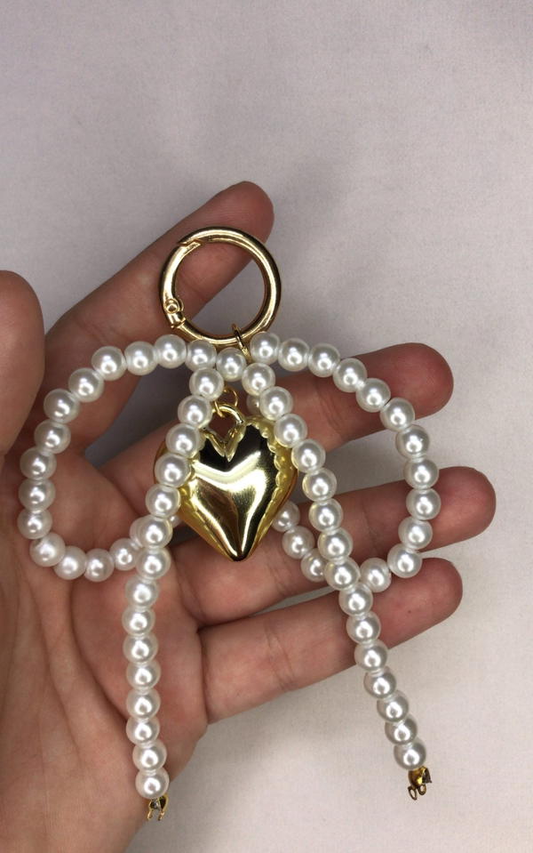 heart bag charm  Image 6 Preview
