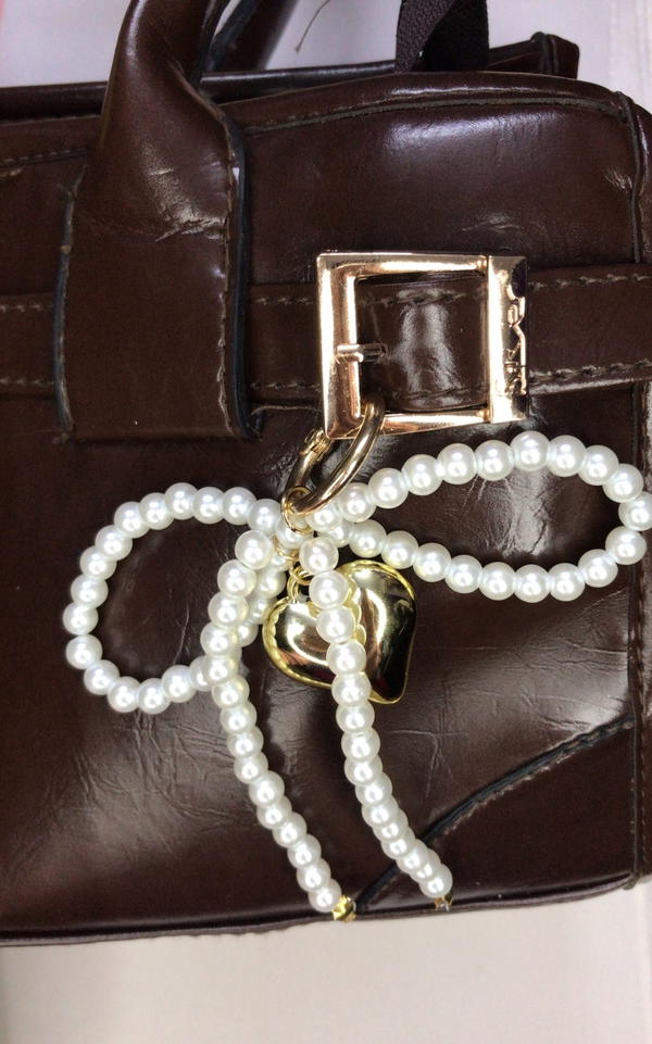 heart bag charm  Image 7 Preview