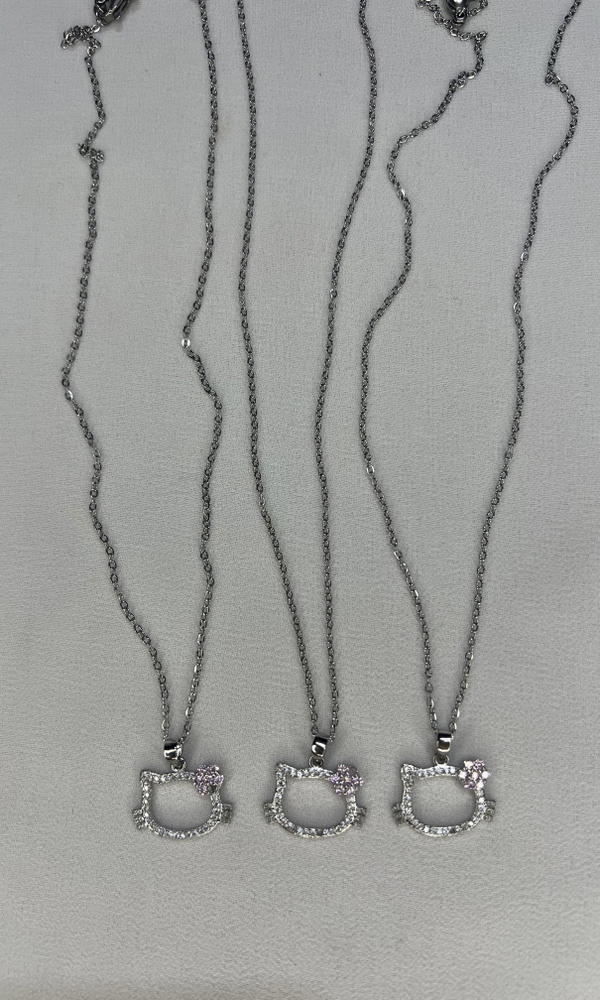 hello kitty silver necklace  Image 3 Preview