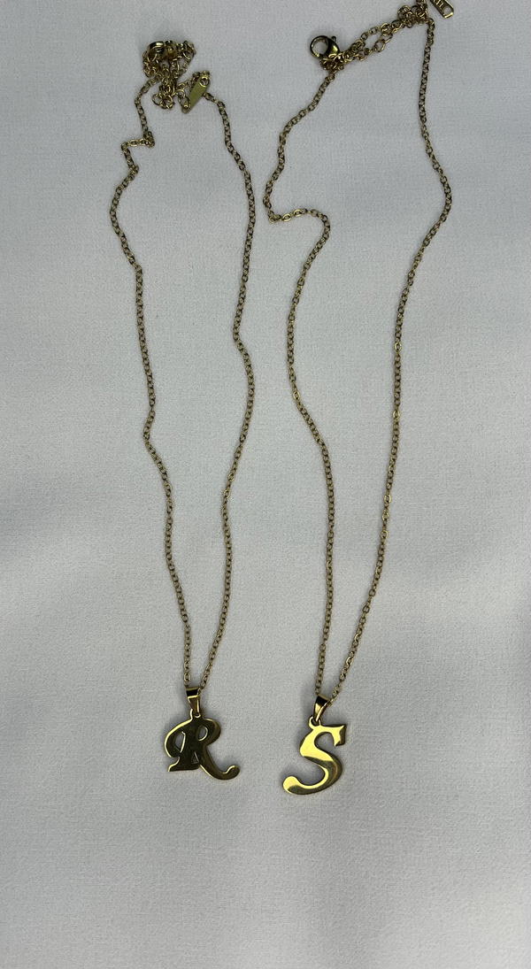 initial necklace  Image 3 Preview