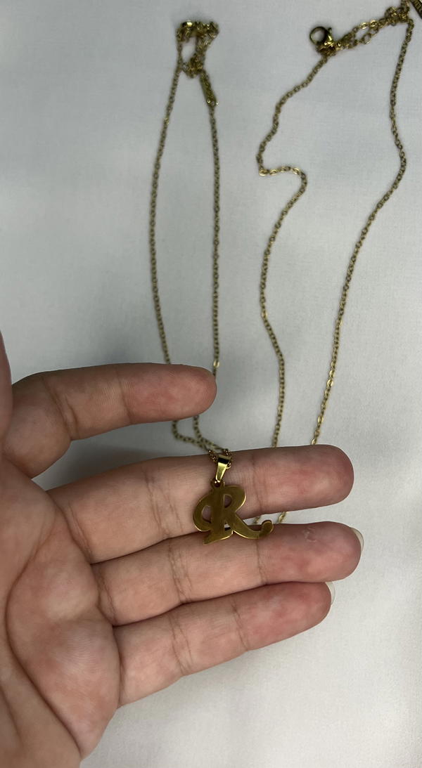 initial necklace  Image 4 Preview