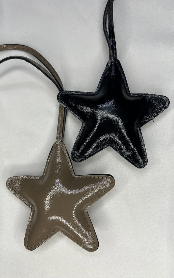 leather star bag charms  Image 2 Preview