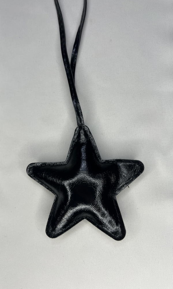 leather star bag charms  Image 6 Preview