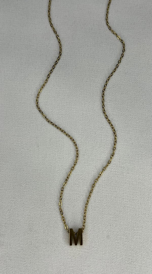 letter pendant necklace  Image 2 Preview