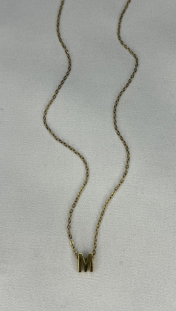 letter pendant necklace  Image 3 Preview