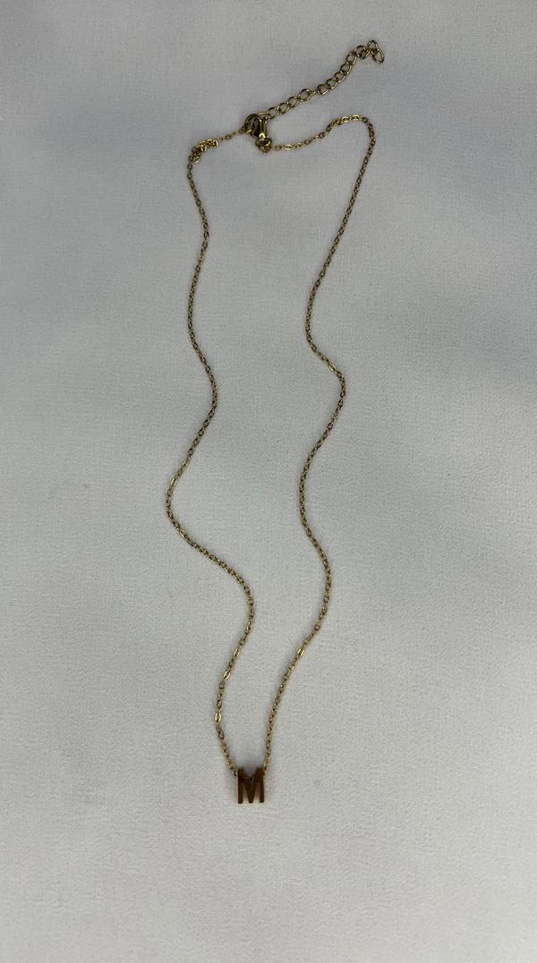 letter pendant necklace  Image 4 Preview