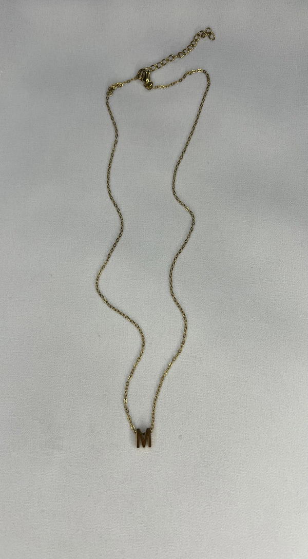 letter pendant necklace  Image 5 Preview
