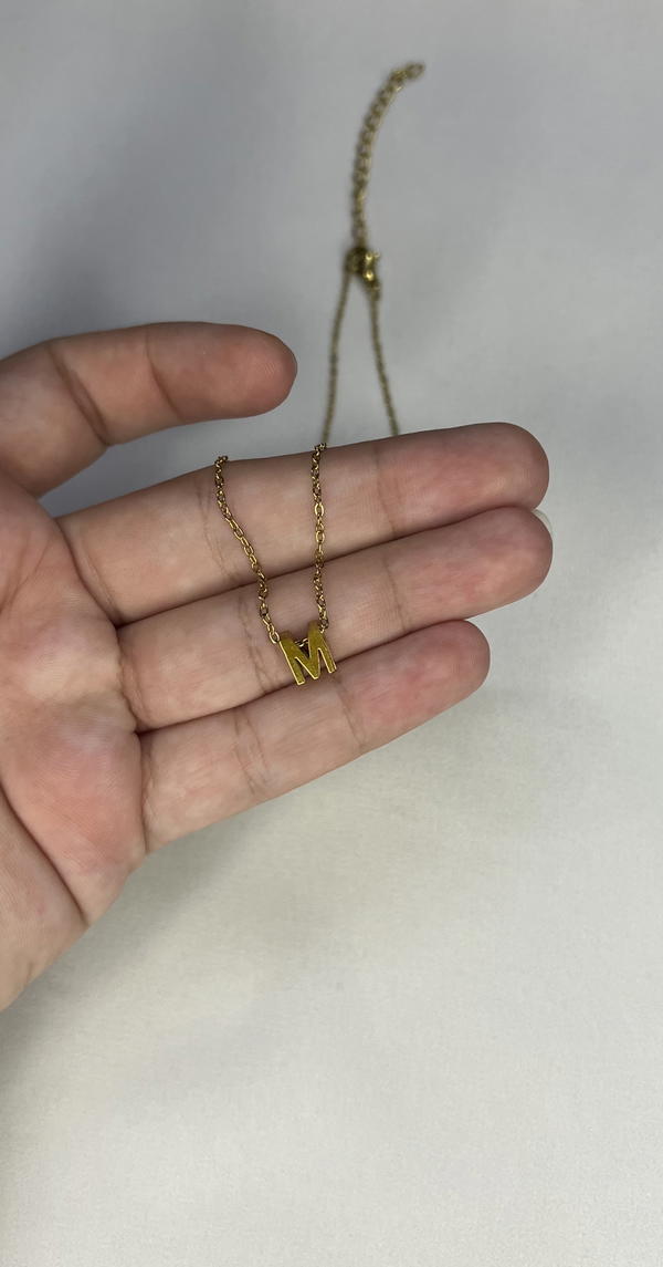 letter pendant necklace  Image 6 Preview