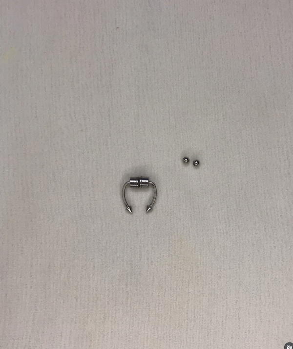 magnetic fake nose piercing  Image 3 Preview