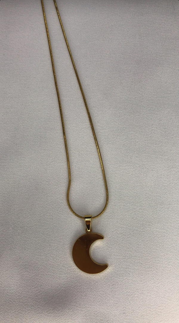 moon stainless necklace  Image 2 Preview