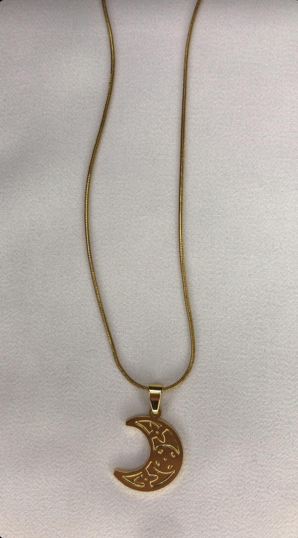 moon stainless necklace  Image 3 Preview