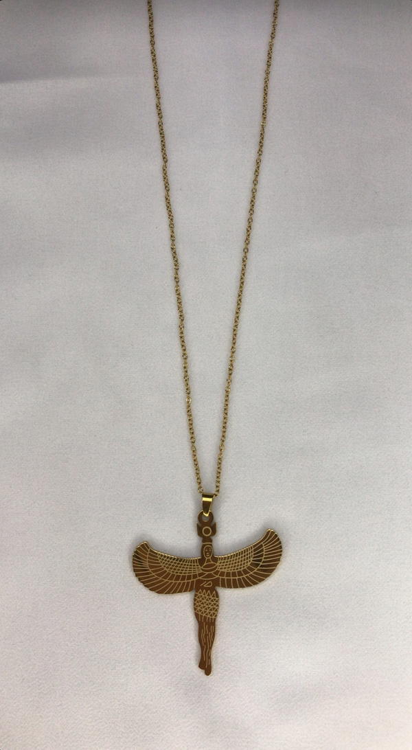 nefertiti gold necklace (stainless) Image 1 Preview