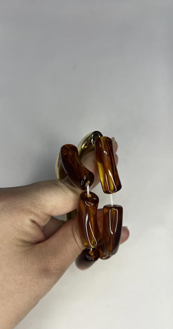 Gold&brown bangle  Image 6 Preview