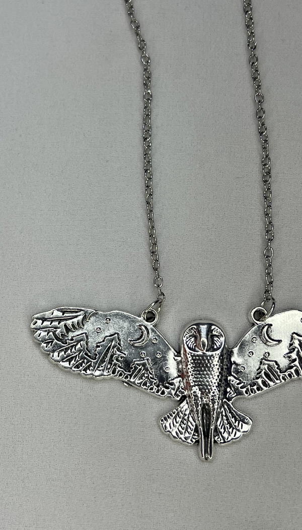 owl necklace  Image 5 Preview