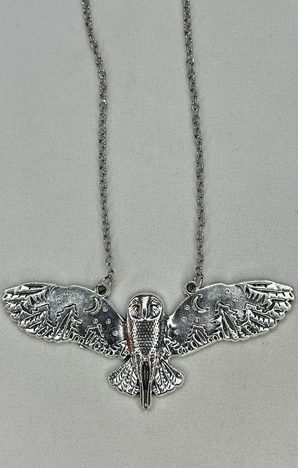 owl necklace  Image 6 Preview