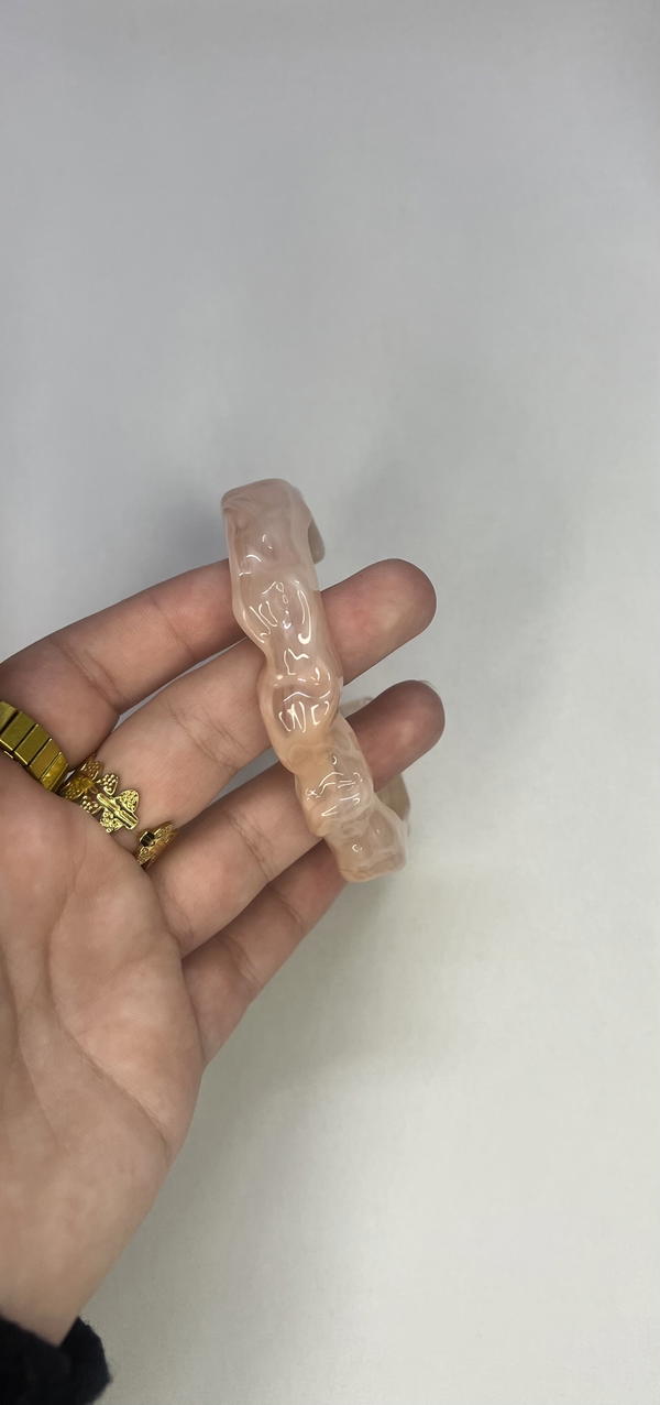 pinky acrylic bangle Image 1 Preview