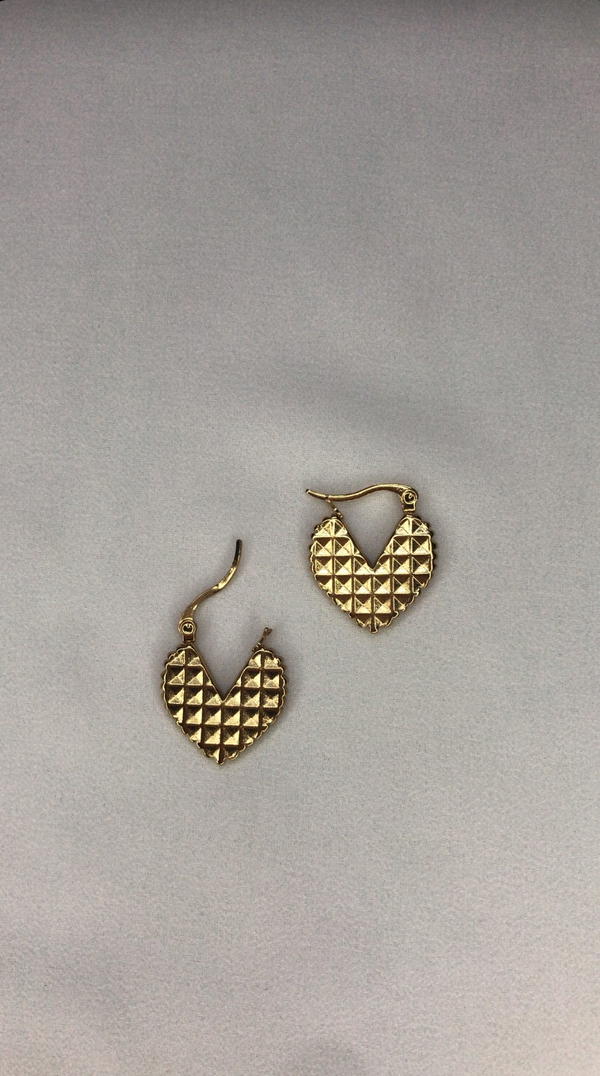 pixel heart earrings  Image 2 Preview