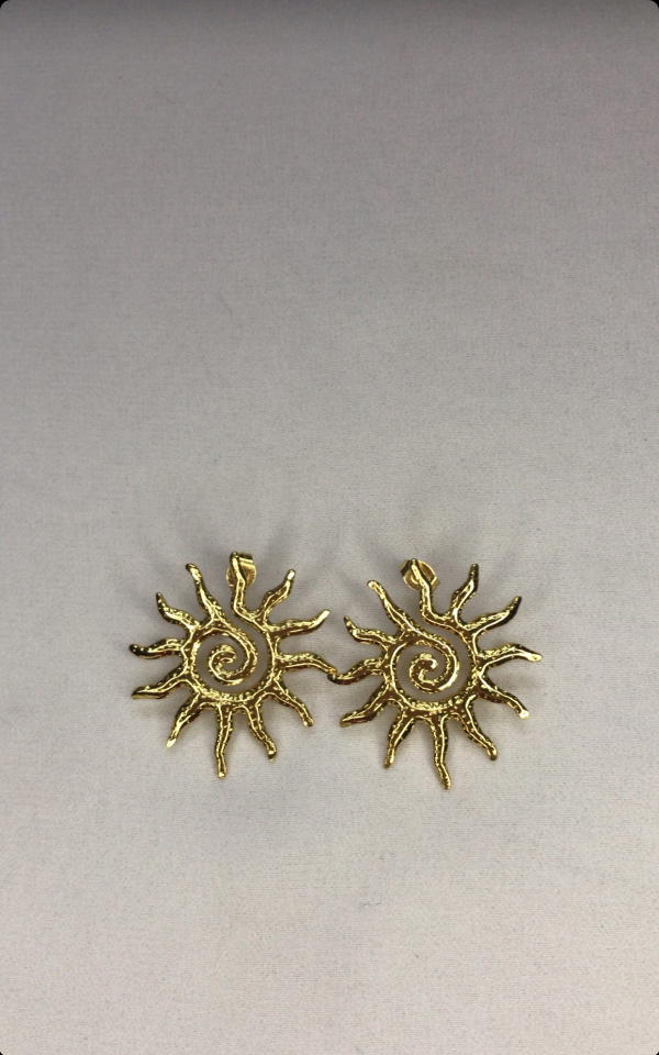 rapunzel sun earrings  Image 2 Preview